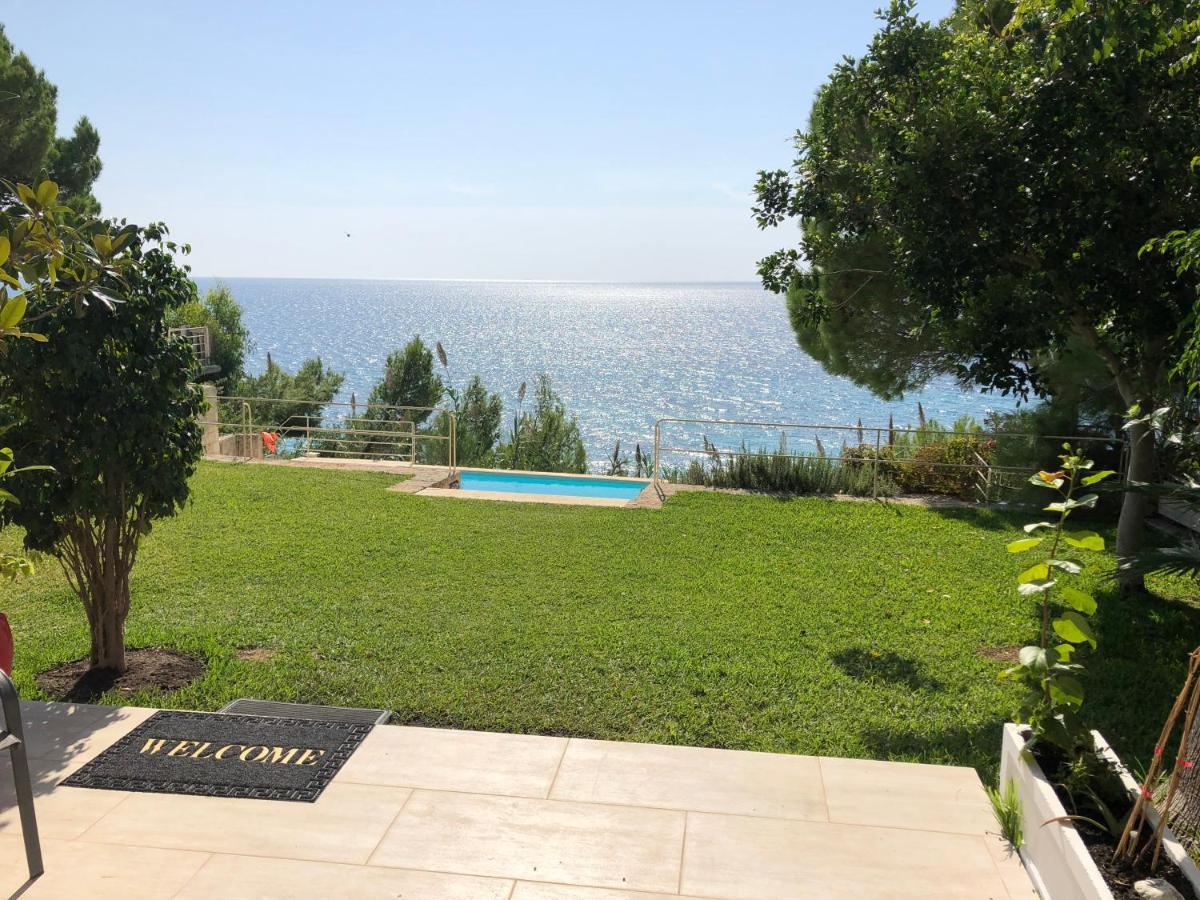Villaparadiso Beach Front Villa Makris Gialos Argostoli  Zewnętrze zdjęcie